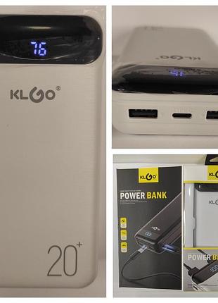 Аккумулятор наружный power bank 20000mah klgo kp-89