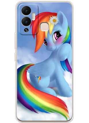 Чехол силиконовый с картинкой на infinix hot 12 play (литл пони, my little pony)