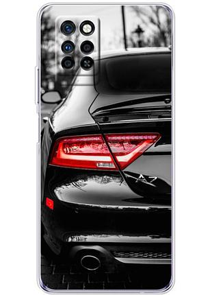 Чехол силиконовый с картинкой на infinix note 10 pro (машина, audi a7)