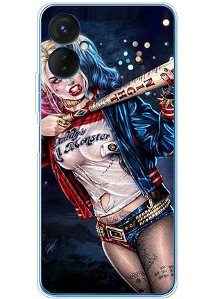 Чохол силіконовий з картинкою на tecno spark 9 pro (харли квинн, harley quinn)