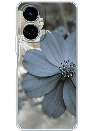 Чехол силиконовый с картинкой на tecno camon 19 pro (цветок гербера)