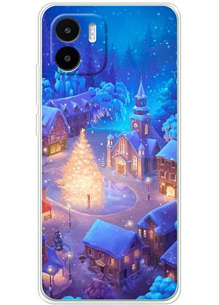 Чохол силіконовий з картинкою на xiaomi redmi a1 (новорічний)