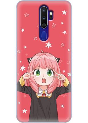Чехол силиконовый с картинкой на oppo a9 2020 (аниме, anime)
