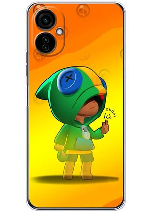 Чохол силіконовий з картинкою на tecno camon 19 neo (бравл старс, brawl stars)