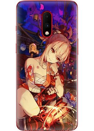 Чохол силіконовий з картинкою на oneplus 7 (аніме, anime)