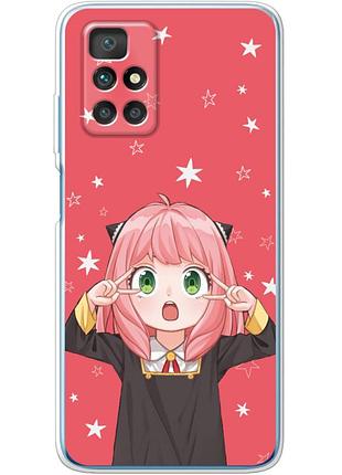 Чохол силіконовий з картинкою на xiaomi redmi 10 (аніме, anime)