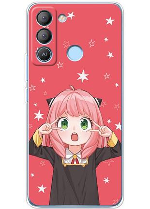 Чехол силиконовый с картинкой на tecno pop 5 lte (аниме, anime)