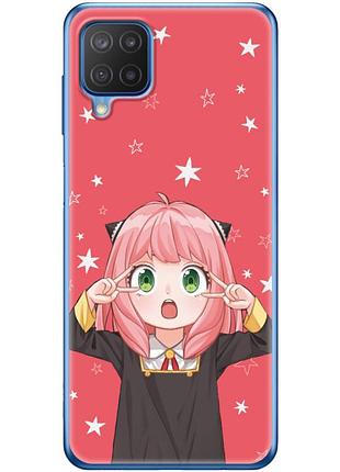 Чехол силиконовый с картинкой на samsung galaxy m12 (m127) (аниме, anime)