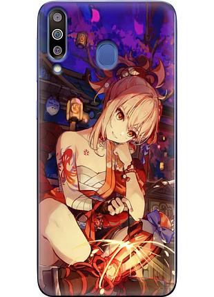 Чехол силиконовый с картинкой на samsung galaxy m30 (m305) (аниме, anime)