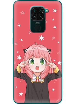 Чохол силіконовий з картинкою на xiaomi redmi 10x (аніме, anime)