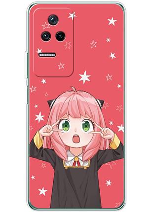 Чохол силіконовий з картинкою на xiaomi poco f4 (аніме, anime)