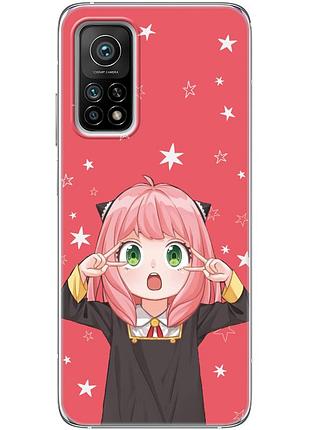 Чохол силіконовий з картинкою на xiaomi mi 10t pro (аніме, anime)