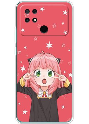 Чехол силиконовый с картинкой на xiaomi poco с40 (аниме, anime)