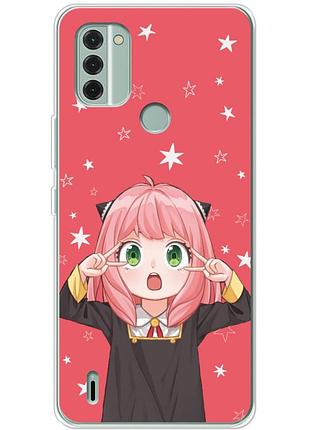 Чохол силіконовий з картинкою на nokia c31 (аніме, anime)