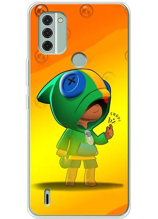 Чохол силіконовий з картинкою на nokia c31 (бравл старс, brawl stars)