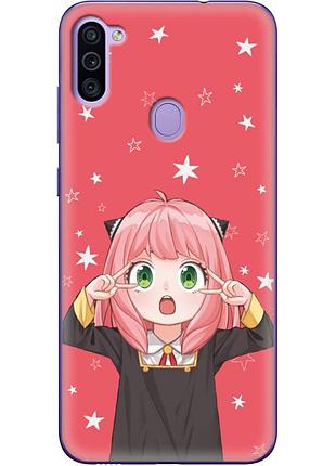 Чехол силиконовый с картинкой на samsung galaxy m11 (m115) (аниме, anime)
