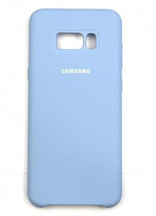 Силіконовий чохол silicon case для samsung galaxy s8 plus блакитний