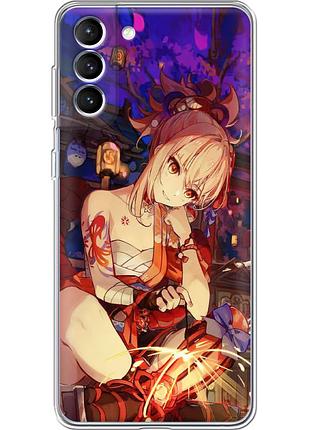 Чохол силіконовий з картинкою на samsung galaxy s22 (s901) (аніме, anime)