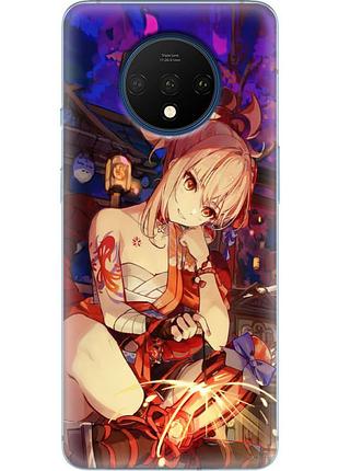 Чохол силіконовий з картинкою на oneplus 7t (аніме, anime)