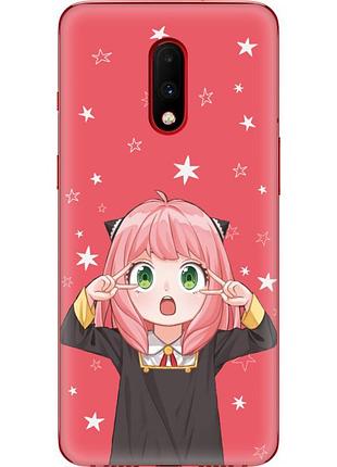 Чехол силиконовый с картинкой на oneplus 7 (аниме, anime)