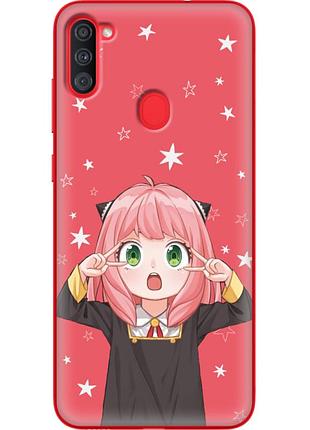Чехол силиконовый с картинкой на samsung galaxy a11 (a115) (аниме, anime)