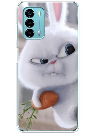 Чохол силіконовий з картинкою на zte blade v40 vita (кролик сніжок)