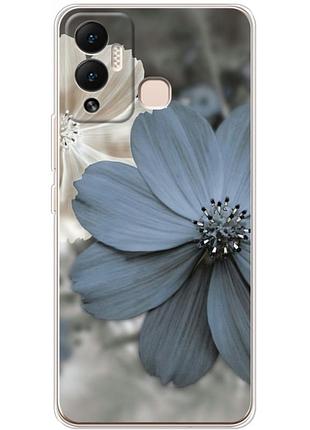 Чехол силиконовый с картинкой на infinix hot 12 play (цветок гербера)