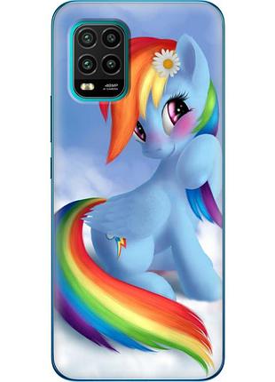 Чехол силиконовый с картинкой на xiaomi mi 10 lite (литл пони, my little pony)