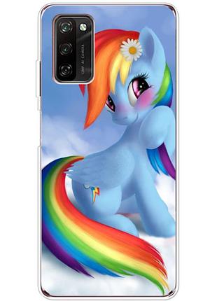 Чохол силіконовий з картинкою на blackview a100 (літл поні, my little pony)