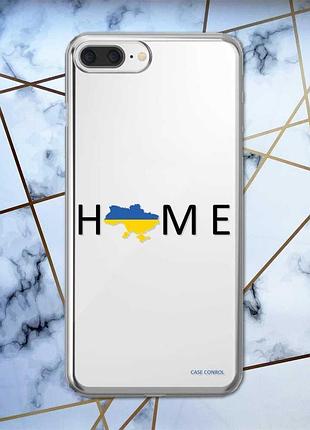 Прозрачный чехол для iphone 7 plus / iphone 8 plus :: дом украина (принт 72)