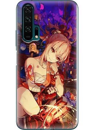 Чехол силиконовый с картинкой на huawei honor 20 pro (аниме, anime)