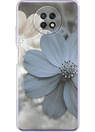 Чохол силіконовий з картинкою на xiaomi redmi note 9t (квітка гербера)