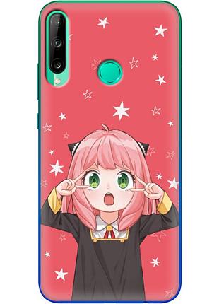 Чехол силиконовый с картинкой на huawei p40 lite e (аниме, anime)