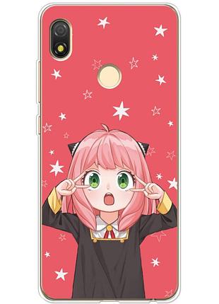 Чехол силиконовый с картинкой на tecno pop 3 (аниме, anime)
