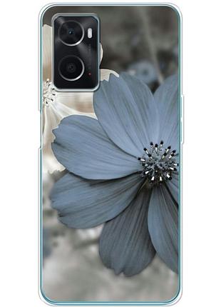 Чехол силиконовый с картинкой на oppo a76 (цветок гербера)
