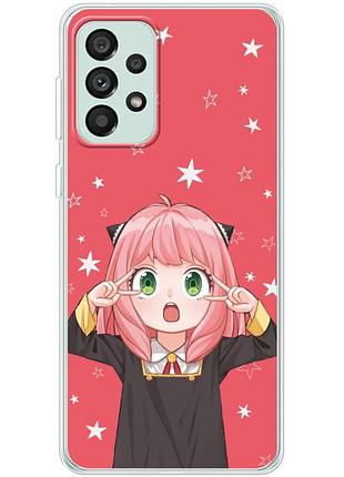 Чехол силиконовый с картинкой на samsung galaxy a73 5g (a736) (аниме, anime)