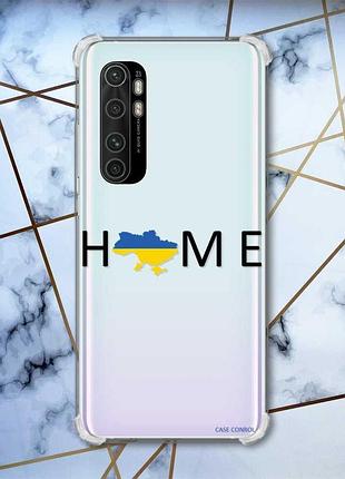 Чехол с утолщёнными углами для xiaomi mi note 10 lite :: дом украина (принт 72)