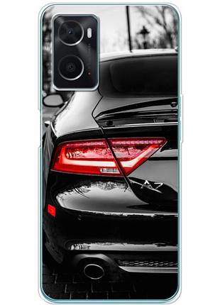 Чехол силиконовый с картинкой на oppo a76 (машина, audi a7)