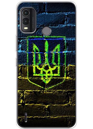 Чохол силіконовий з картинкою на nokia g11 plus (патріотичний, герб україни)