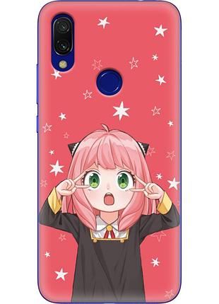 Чехол силиконовый с картинкой на xiaomi redmi 7 (аниме, anime)