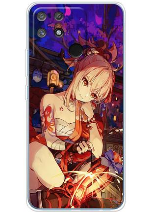 Чохол силіконовий з картинкою на realme narzo 50a (аніме, anime)
