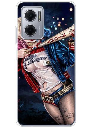 Чохол силіконовий з картинкою на xiaomi redmi note 11e (харли квинн, harley quinn)