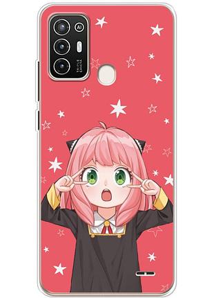 Чохол силіконовий з картинкою на zte blade a52 (аніме, anime)