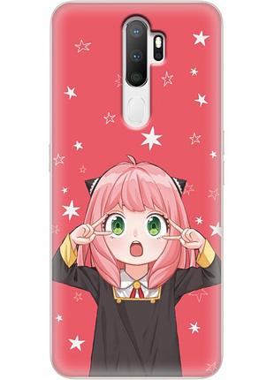 Чехол силиконовый с картинкой на oppo a5 2020 (аниме, anime)