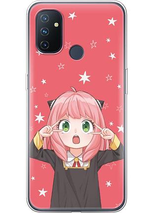 Чехол силиконовый с картинкой на oneplus nord n100 (аниме, anime)