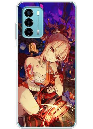 Чехол силиконовый с картинкой на zte blade v40 vita (аниме, anime)