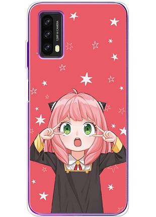 Чохол силіконовий з картинкою на blackview a90 (аніме, anime)