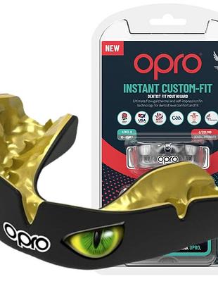 Капа opro instant eyes взрослая (вик 11+) black/green (art.102524001)