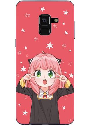 Чохол силіконовий з картинкою на samsung galaxy a8 2018 (a530) (аніме, anime)