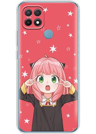 Чохол силіконовий з картинкою на oppo a15 (аніме, anime)